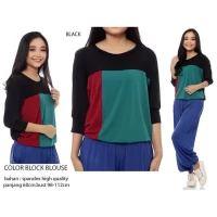 colour block blouse