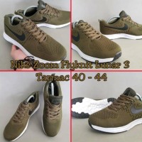 jual SEPATU OLAHRAGA NIKE FLYKNIT ZOOM LUNAR 3 RUNNING OPEN DS