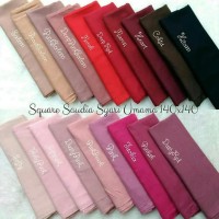 Hijab Jilbab Segi 4 Saudia Polos Jumbo Umama