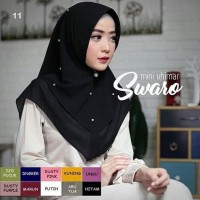 Jilbab Mini Khimar Swaro Payet Tabur High Quality