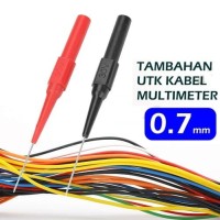 Jual Jarum Tusuk Kabel Multimeter Merah Hitam Needle