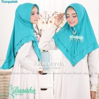 JILBAB INSTAN ORGANZA HIJAB SYARI PET ASTER ORI DANISHA