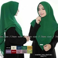 Jilbab Instan Syari Hijab Pinguin Kerudung Khimar Ceruti Naura Rempel