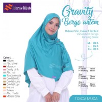 Nibras Hijab Gravity Tosca Bergo Antem Orlin Jilbab Instan Bross Bunga