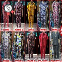 Grosir Baju Tidur Piyama Wanita Lucu Imut Cantik - Panjang Biasa