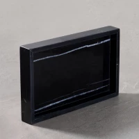 MARBLE TRAY NERO