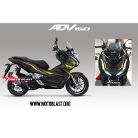 Jual Decal stiker  Honda ADV  150 Black Wings Kab Badung 
