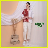Blus Batik merah putih