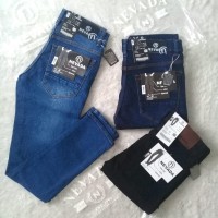Celana jeans pria Celana jeans panjang slim fit