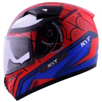 Helm KYT K2 rider Spiderman Red Blue Merah Biru - Double Visor Murah