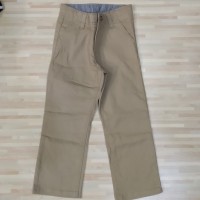 Celana chino panjang anak laki branded original Wrangler khaki ori boy