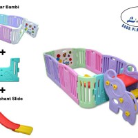 Paket lengkap perosotan Anak dan Pagar Bayi