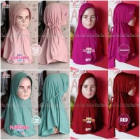 Ternama Miulan Hijab Kerudung Jilbab Instan Anak Bergo Plain Laura