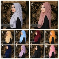 jilbab pasmina instan flow terbaru dravia antem