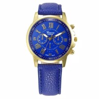 Paling Populer Jam Tangan Wanita Geneva 2019 Simple Strap Kulit |