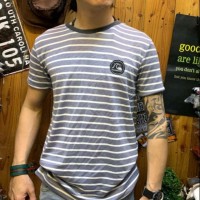 BAJU KAOS PRIA COWOK MOTIF TERBARU QUIKSILVER GREY WHITE