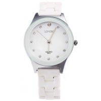 Longbo Jam Tangan Pria Luxury Ceramic - 8631 LQWS03WH