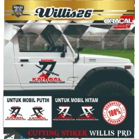 Jual Stiker Mobil Badak Jeep Katana Jimny Kanibal 1 Set 03 Kab