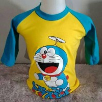 PALINGLARIS Kaos Anak Raglan Karakter Doraemon 1-7 Tahun / Kaos Anak