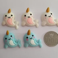resin whale unicorn