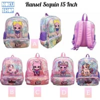 Tas Anak Sequin LOL & Unicorn Untuk SD