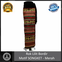 Rok Lilit Bordir motif SONGKET
