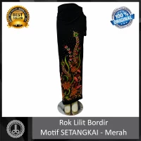 Rok Lilit Bordir motif SETANGKAI