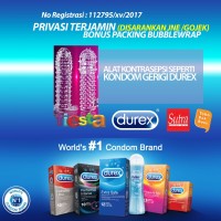 Jual KNDM MOTIF GERIGI kondom kuat durex sutra pelumas