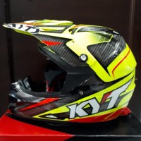 Helm Motor Full Face Kyt Cross Over Super Fluo Power Series