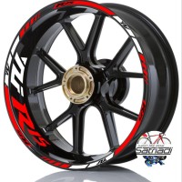 Stiker Velg Sticker Decal Motor Yamaha YZF R15 bisa custom jadi R6 R25