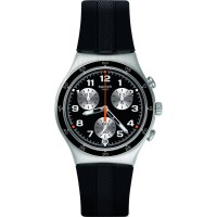 Swatch YCS598 - Jam Tangan Pria Chrono - Hitam Silver