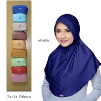 ELZATTA Hijab Kerudung Jilbab Instan Bergo Zaria Sahara Asli Terbaru
