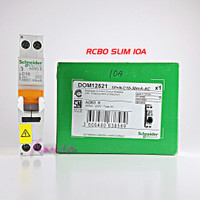 Jual RCBO Slim 10A SCHNEIDER Merlin Gerin Domae 1P N MCB Jual RCBO Slim 10A SCHNEIDER Merlin Gerin Domae 1P N MCB