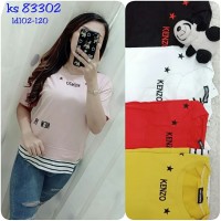 83302 Kaos Import Kenzo Cewek Murah Baju Atasan Fashion Wanita
