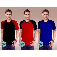 Raglan Polos Kaos Raglan Pendek Reglan Pria Reglan Polos Pendek WARNA