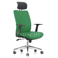 Jual kursi  kantor  indachi with headrest kaki  besi  chrome 