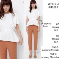 white linen rubber tee