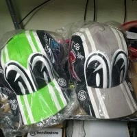 Topi Nakano Mata belo green dan silver