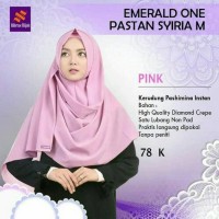 Jilbab Nibras Emerald One Pastan Syria / Pasmina Instan / Non Pet Lim