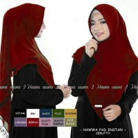 Jilbab Instan Syari Hijab Khimar Ceruti Sifon 2 Layer Naura Khimar