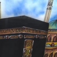 Background foto kabah 2.5*3m