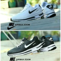 SEPATU NIKE AIRMAX ZOOM GRADE ORI FULL WHIT PUTIH SPORT CASUAL PRIA