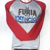 Kaos raglan motif murah M L XL