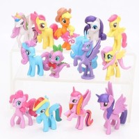 Jual My Little Pony Figure Set 13 Mainan  Miniatur Toppers 