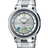 Casio Standard Jam Tangan Pria - Silver Aw-82D-7Avdf