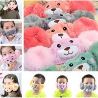 Jual Earmuff Masker  Mulut Telinga Anak Mask Penutup Mulut 