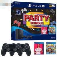 PS4 Pro 1TB Black Party Bundle
