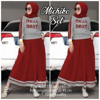 gc setelan rok michiko