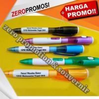 Jual Pulpen Senter Lucu dan Unik  bisa sablon logo  untuk 