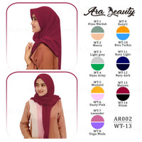 Jual Jilbab Segiempat AR002 ARA BEAUTY Sifon Jilbab Jual Jilbab Segiempat AR002 ARA BEAUTY Sifon Jilbab